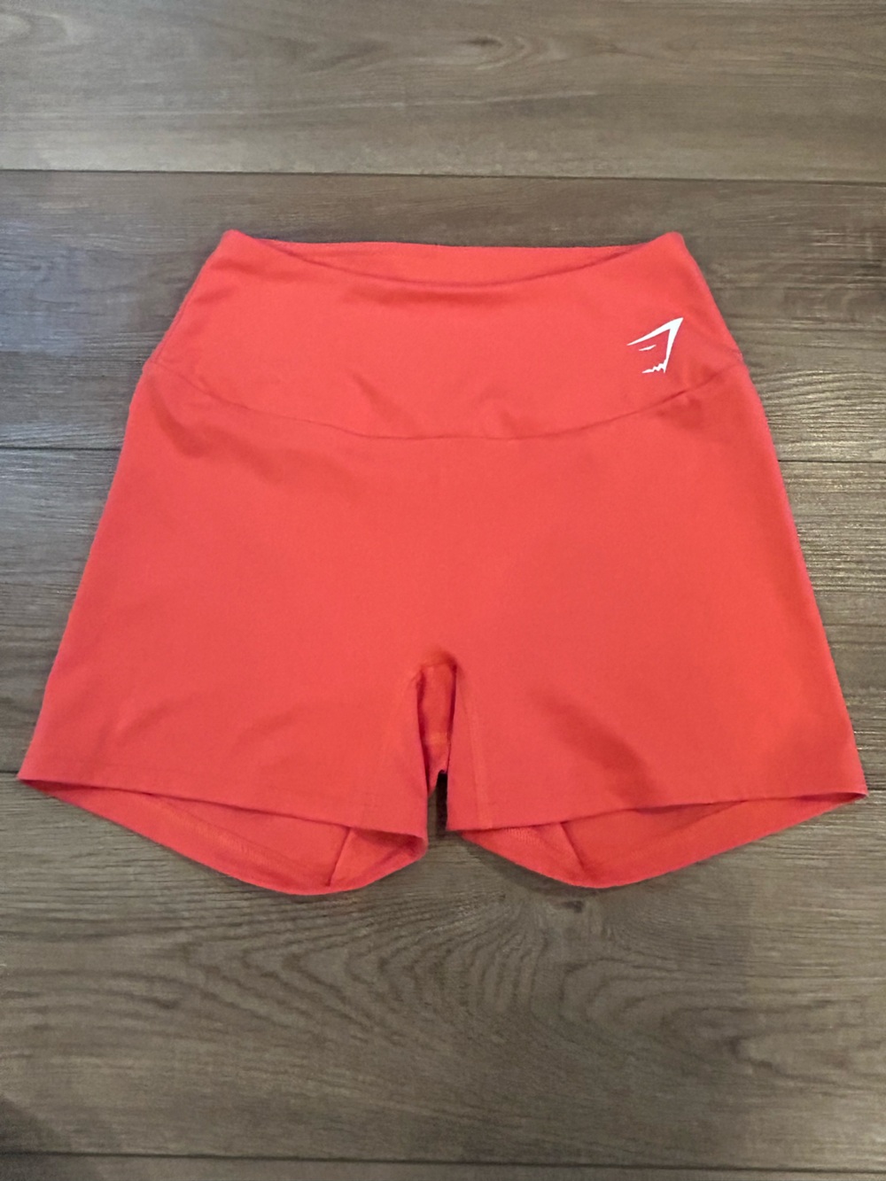Gymshark Coral Red Shorts Women’s Athletic Workout Shorts Estimated Size S